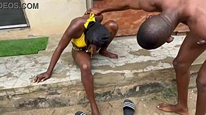 hey you gotta fuck this togolese pornstar with passion. she's all curvy and oiled up begging for that huge squirting action in the machine!