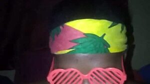 oh damn, suck that monster cock sloppy, she says while giving bbw head until the big facial cumshot hits