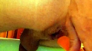 hey, that slut got her ass smashed with anal fisting and spitting natural lube everywhere