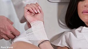 Submissive Nurse Martina Smeraldi Endures BDSM DP Drilling In Clinic GP3008