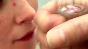 I feel so aroused blowing that cock and taking the facial cumshot