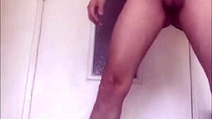 amoul solo 829 - fucking a white woman standing from behind in satin panties down and high heels