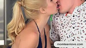 Teen shares boyfriend with stepmom on couch