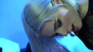 Tight greek blonde babe Christy White gets stretched with loving creampie passion from James Duval