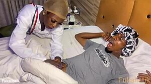 Ebony Petite Teen Rides Huge Black Cock in Homemade Close-Up Action