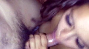 Lizbeth Morales xxx hot teen amateur Latina gives sexy petite oral blowjob