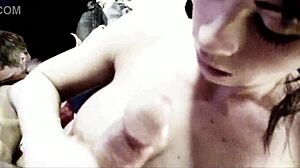 brooke and austin are teaming up with a couple of guys for this wild hardcore foursome full of blowjobs and riding