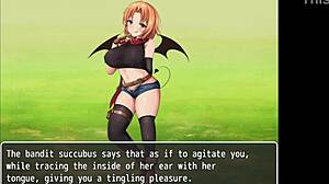 Bratty Succubus Delivers Overpowering Footjob in Intense Anime Scene