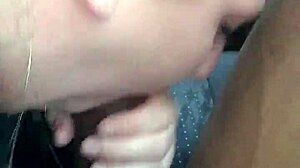 Sloppy Blowjob in Public Outdoor Amateur Scene