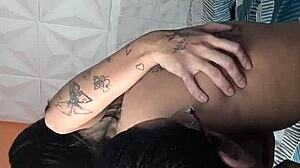 Teen amateur with black ass takes interracial pounding in wild enteada baile funk scene