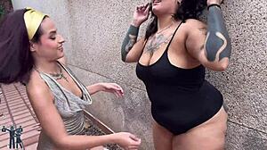 Slutty Girl Picks Up Hottie With Big Breasts In Street For Party Fuck And Creampie In Brazilian Homemade Outdoor Pickup