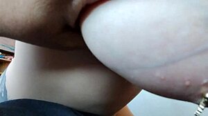 Leitinho Fills Her Up After She Uses My Cock Extensively in Shaved Pussy Ride. Teen Couple Enjoys Wet Footjob and Cunilingus with Pierced Tight Wife in Bedroom.