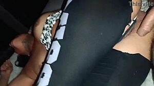 I was home alone with my girlfriend's friend and this happened, hope she doesn't get pregnant from our wet pussy riding session