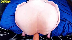Godmama RIDES extra large 10 inch cock deep. Her big juicy SSBBW ass takes it doggystyle in POV.