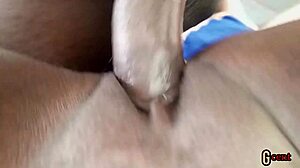 She only needed my cum as lubricant to jerk off with tight pussy moans