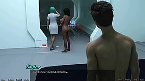 stranded in space 148 - hot busty ebony milf plays with her pussy and begs me to fuck her in her bed 😈