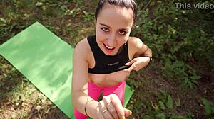 caught a stranger in yoga pants in the woods and offered her my firm handshake