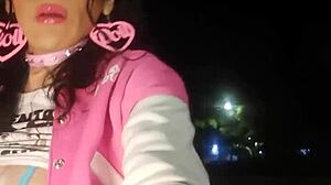 check out this rica tranny showing off her big tits in tlalpan 😍 wearing that sexy miniskirt.