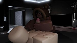 Bear girl dominating her boyfriend's monster cock with femdom moves 😈🍆