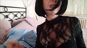 ChantalChannel Does Free Strip Tease With Sexy Ass And Pussy Spreading In See Through Lingerie!