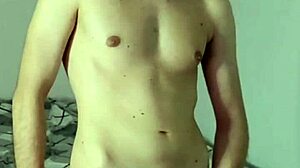 Amateur Webcam Masturbation Session In Bedroom With Huge Orgasm And Cum Face Close-Up