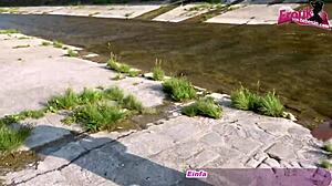 Fette deutsche schlampe auf der straße angesprochen und gefickt