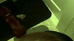 what's with this crazy white girl giving head to monster cock in shower?