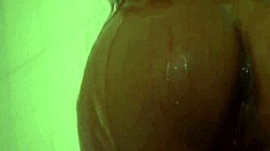 Hot Monika Fox Takes Shower Naked With Fake Tits And Pierced Nipples