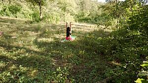 caught a stranger in yoga pants in the woods and offered her my firm handshake