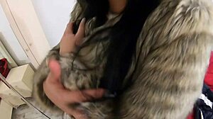 hey, check out this milfycalla preview where she's masturbating in a fur coat and shiny high heels