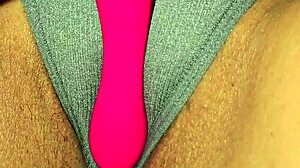 gray panties on this latina milf with her sexy tight wet pussy dripping cum