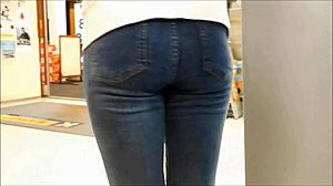 Teen Ass Captured In Tight Jeans On Hidden Cam