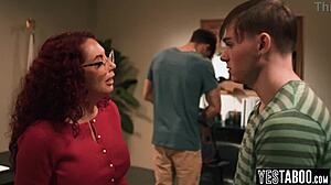 horny teen students double penetrate busty milf teacher in classroom 😈