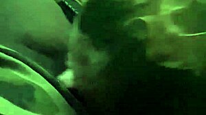 my boss's wife eagerly swallowed my cum after a steamy car encounter, her eyes locked on mine