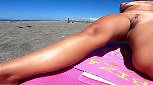 Isn't the nude beach temptation of sexydea's irresistible allure with huge ass and nipples just captivating?