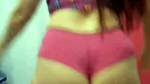 novinha shows big tits and ass in pov