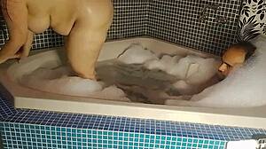 Vivi guedez sneaks into motel room for solo masturbation and rough riding mischief