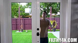 hey stepmom, can my friend join us? leo valentino asks lila lovely and nick strokes