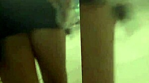 Showing Small Tits And Big Ass In Public With Miniskirt No Panties Outdoors.