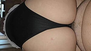 Stepson Fills Stepmom Mouth with Sperm in Close-Up Creampie Before Halloween Encounter