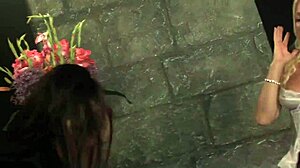 what happens when rough lesbian fetish strapon action turns into intense pussy licking and quickie orgasms in european style