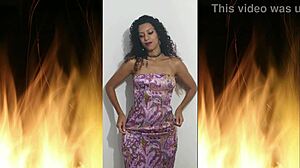 Discover Exclusive Content Only on My Profile Channel with Shaved Latina Slut Teasing in Lingerie