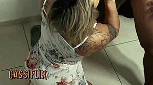 Damn, he pounded my wet pussy with that monster cock until I came like crazy 😍