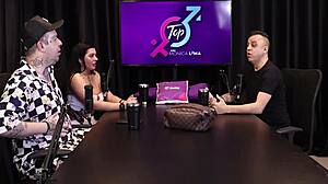 hey, bus collector king stuffs monica lima in doggystyle while cuckold watches and cums untouched