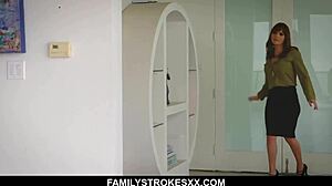 hot milf krissy lynn casually seduces her step daughter into some steamy lesbian sex