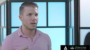 nuru massage with hot boss reagan foxx testing whitney wright for masseuse role outdoors