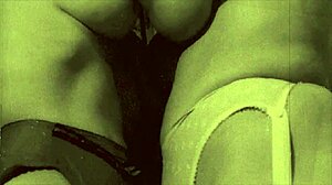 Heartfelt Vintage Lesbians Dive into Passionate Pussy Licking in Antique Scene