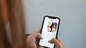 Horny milf Carmen Valentina fucks stepson hard when husband is away!