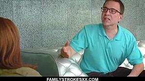 hot milf krissy lynn casually seduces her step daughter into some steamy lesbian sex