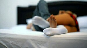 The shy Indian aunt seduces her petite Latina niece in a cheating encounter after school while parents are away